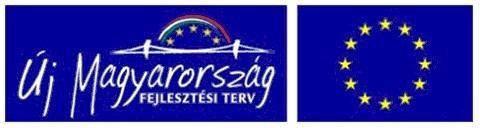 Új Magyarország Fejlesztési Terv és EU logó